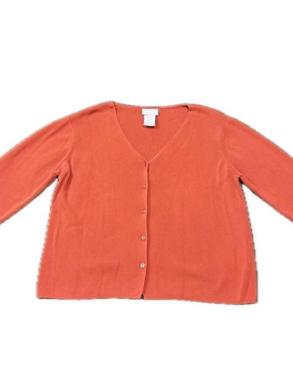 Designers Originals Orange Cardigan Sweater